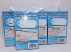 4pk Frosty The Snowman – Decorated Milk Chocolate Tree Hanger – 1 oz.ea – 8/2025