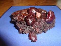 SUPER FUDGY AND DELICIOUSLY RICH HOMEMADE ROASTED CHERRY CHOCOLATE BROWNIES