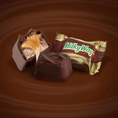 MILKY WAY Minis Milk Chocolate, Individually Wrapped, Bulk Candy Bars (2 Pounds)