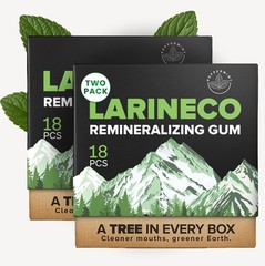 Larineco Remineralizing Gum with Nano Hydroxyapatite Xylitol – Sugar-Free Ci…