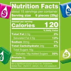 Starburst Sour Fruit Chews 1 LB Bulk Assorted Sour Chewy Candy