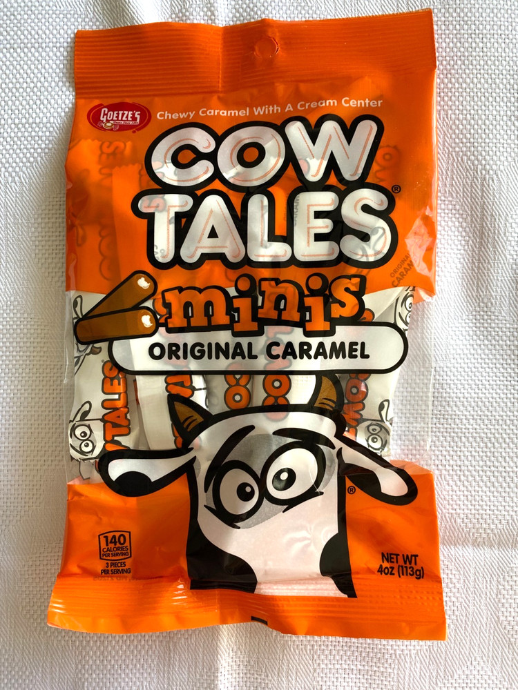 6x Goetze’s Cow Tales Minis original caramel creams candy 4 oz