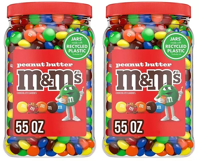 2 pack M&M’S Peanut Butter Milk Chocolate Candy, 55 oz. – FREE shipping
