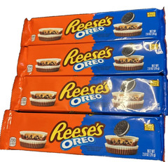 4 Pack Reese’s OREO KING SIZE Milk Chocolate & White Creme Peanut Butter Cups 🔥