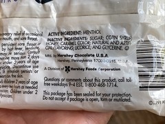 1 NOS 1991 Sealed Bag 36 Ludens Honey Licorice Throat Cough Drops MOVIE PROP