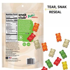 Snak Club Tajin Gummy Bears Chilli and Lime 113g