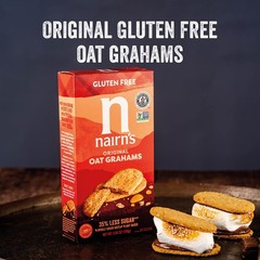 Nairn’s Gluten Free Original Oat Grahams, 5.64 Ounce (Pack of 6)
