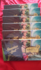 6 PACK HAWAIIAN HOST ALOHAMACS MILK CHOCOLATE CHOCOLATE COVERED MACADAMIA 6 OZ
