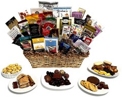 Mother’s Day Gourmet Gift Basket Hand-Crafted with chocolate cookie candy snacks