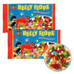 Jelly Belly Belly Flops® Jelly Beans 2 lb. Bag 2 Pack Official, Genuine,