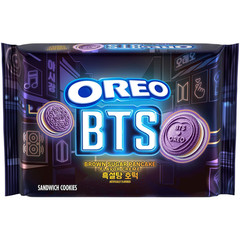 OREO BTS Sandwich Cookies, Limited Edition, 10.68 oz.. ORIGNAL
