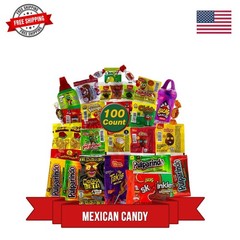 Mexican Candy Mix Bag Family Pack 100 Count Sweet, Sour and Spicy by Look-On