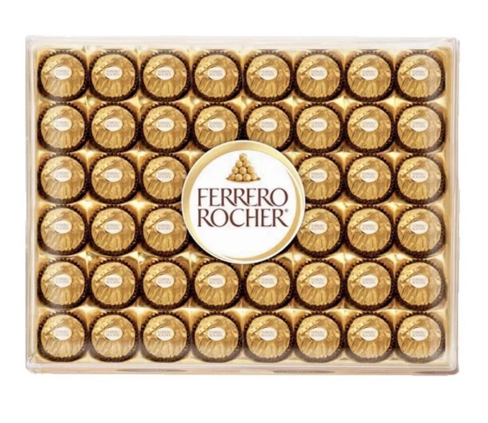 NEW 2 Pack Ferrero Rocher Fine Hazelnut Chocolates 48 ct, 21.2 oz 96 Total