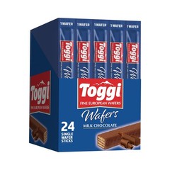 Fine European Chocolate Wafers, Milk Chocolate (0.88 oz 24 Count)