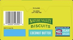 Nature Valley Biscuits, Coconut Butter, Coconut Filling, 5 Pouches, 6.75 oz