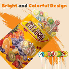 Lucky Boys Fruit Slices Candy Hard Candy Bulk 1 Lb Bag of Individually Wrapped S