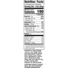 Nature Valley Crispy Creamy Wafer Bars, Pretzel Peanut Butter, 5 Bars, 6.5 oz