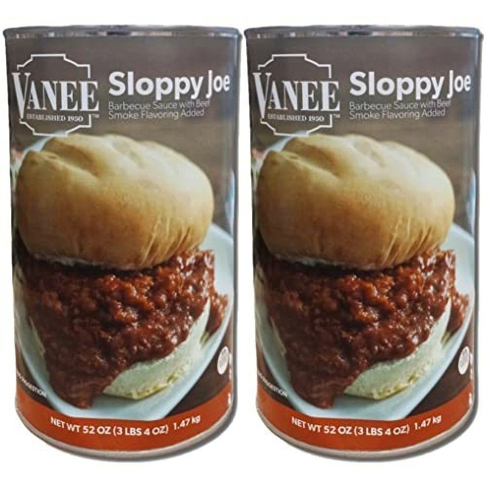 Vanee Sloppy Joe Value Pack | 52 Ounce Can | Pack of 2