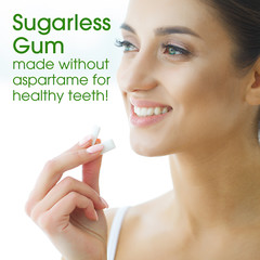 Evergreen Sweets Spearmint Gum Made with Xylitol and Stevia 100 count 3 Pack Jar