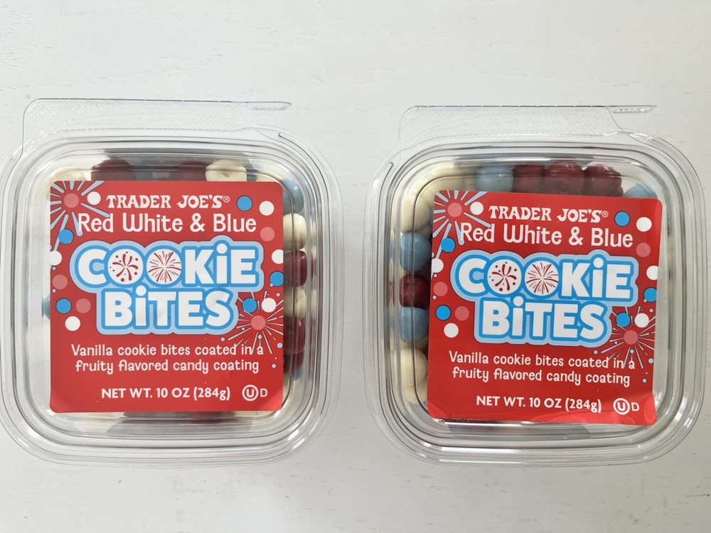 Trader Joe’s | Red White & Blue Cookie Bites -2 Packs