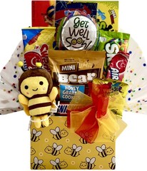 Get Well Soon Candy Bouquet |Feel Better Soon Candy Basket |Get Well With Snacks