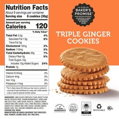 9Oz Triple Ginger Cookies Thin Cookies Big Flavor Real Ingredients Since 1930