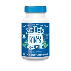 Zellie’S | 100% Xylitol Cool Mint Breath Mints | No Aspartame, Gluten Free, Vega