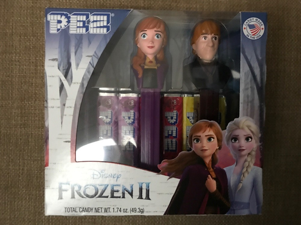 PEZ Disney Frozen II Twin Pack Anna & Kristoff 5.3 oz