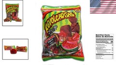 Authentic Revolcaditas Watermelon Chili Candy – 6oz Individually Wrapped Treats