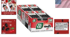 Festive Sour Cherry Mints, Stocking Stuffer, 12 Count