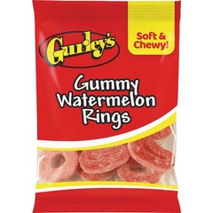 Gurley’s 4.5 Oz. Gummy Watermelon Rings 743787 Pack of 12 Gurley’s 743787