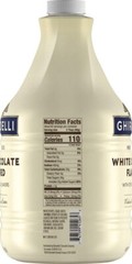 Ghirardelli Premium Sauce White Chocolate Flavored, 87.3 Ounce Bottle, New