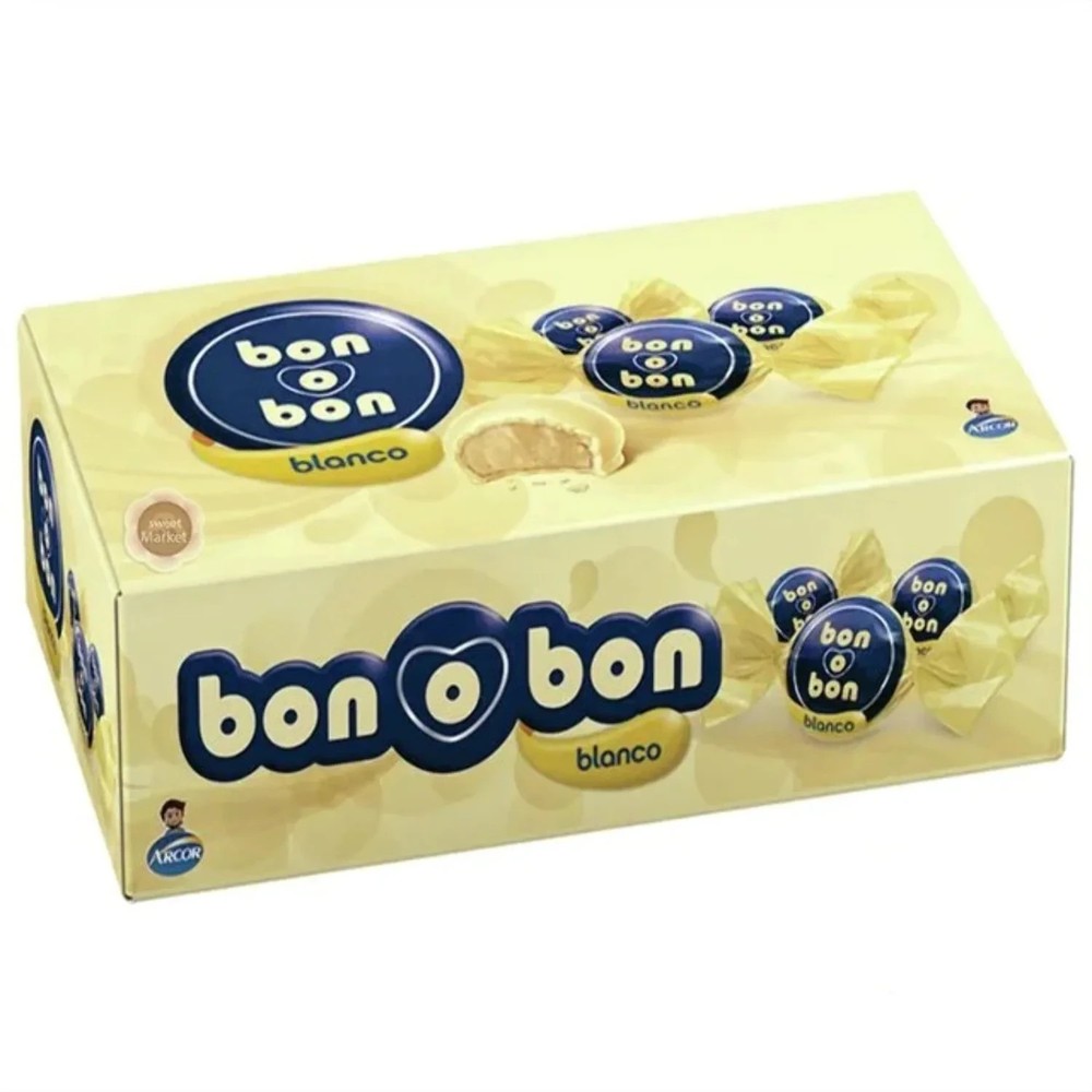 BON O BON / CHOCOLATE/ BLANCO /CAJA/30 UNIDADES