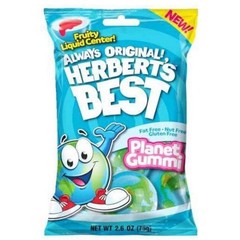 6x Herbert’s Best Planet Gummi Gummy Candy Fat Free Snacks Fresh Lot 2.6oz