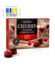 Candies Roshen Cherry with cherry liqueur 155g Ukraine Candies