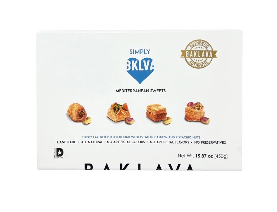 Simply Baklava Mediterranean Bite Size Sweets 450 Gr