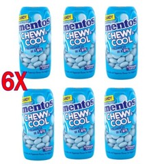 6X Mentos Chewy Cool Chewy Mint Peppermint Mints Candy Clean Breath Fresh