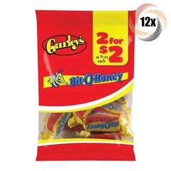 12x Bags Gurley’s Bit-O-Honey Flavor Chewy Candy – 1.5oz
