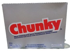 24x Bars Chunky Milk Chocolate With Peanuts & Raisins Candy Bar | 1.4oz
