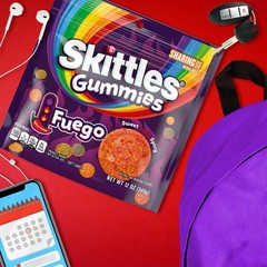 SKITTLES GUMMIES Fuego Sweet and Spicy Gummy Candy, Sharing 5.8 ounce, Multi