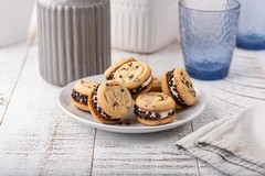 Kosher Chocolate Chip Cookies with Vanilla Icing, 6 Count for Every Celebration