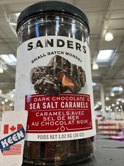 Sanders Dark Chocolate Sea Salt Caramels, 1.02 kg/ 2.25 LB, Exp:2024/12/20