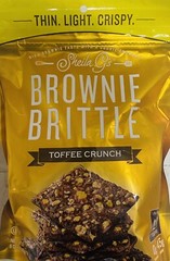 Sheila G’s Brownie Brittle TOFFEE CRUNCH Cookie Snack Thins 5 oz Bag