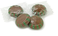SweetGourmet Chocolate Starlight Mint | Bulk Wrapped Hard Candy | 1 Pound
