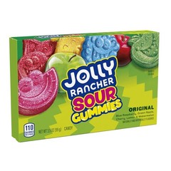 JOLLY RANCHER Sour Gummies Assorted Fruit Candy Box 3.5 oz