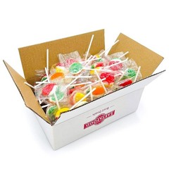 Fruit Lollipops | 2 Pound Box – Approx. 80 Count | Assorted Flavors Hard Candy |