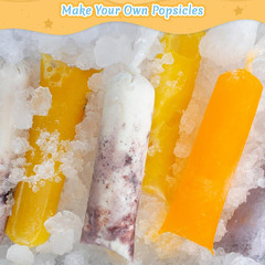 MAQIHAN 100 Ice Candy Plastic Bags – 4X12 Bolsas Para Bolis De Hielo Mexicanos F