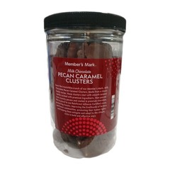 Member’s Mark Milk Chocolate Pecan Caramel Clusters 30.2 Ounce (1 lb 14.2 Oz.)