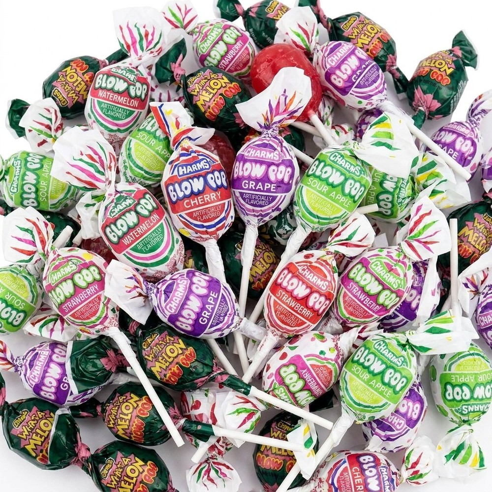 Blow Pops Candy | Assorted Lollipops with Chewing Gum 16 oz (1 LB), Bulk Candy