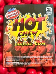 Dubble Bubble 1 inch Hot Chew Gumballs Bulk Gumball Machine Refill Gum